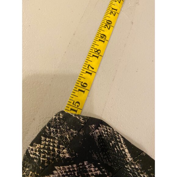 Strapless Snake Print Fit & Flare Dress By Express Size 8 - Picture 8 of 11